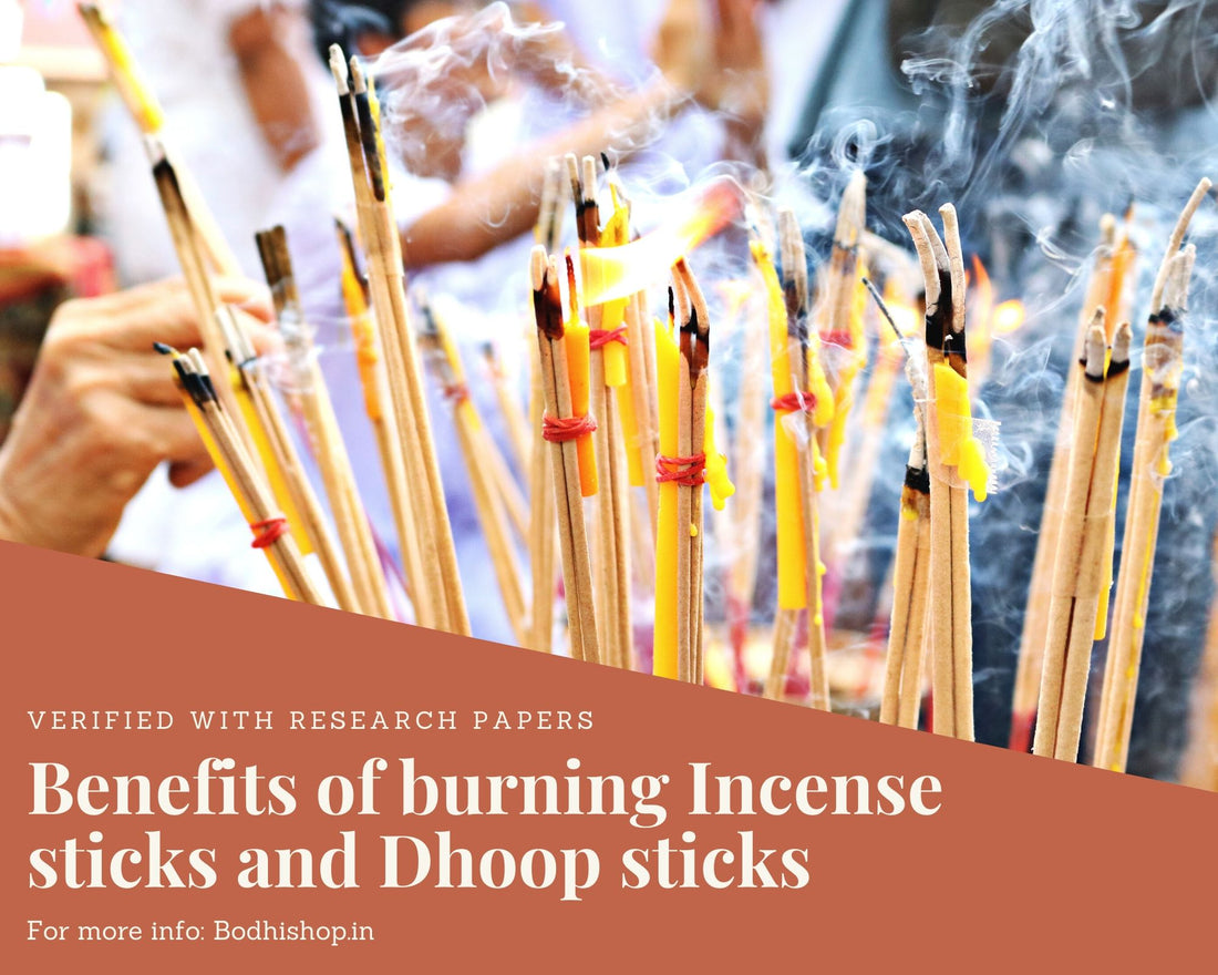Benefits of burning agarbatti and dhoop sticks