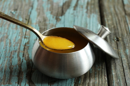 Gir Cow Desi ghee made by Vedic process with bilona hand churning