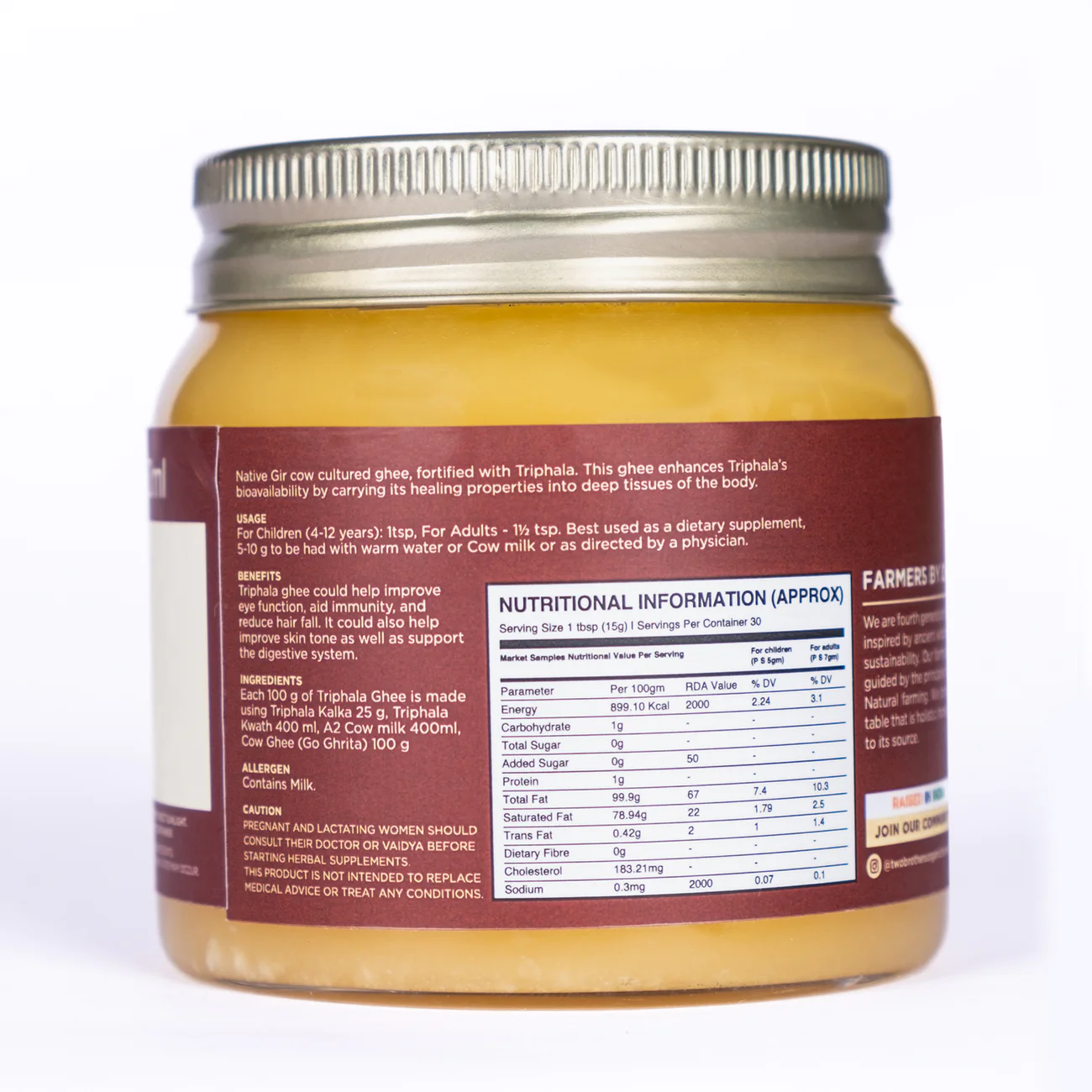 buy two brothers  triphala ghee benefits