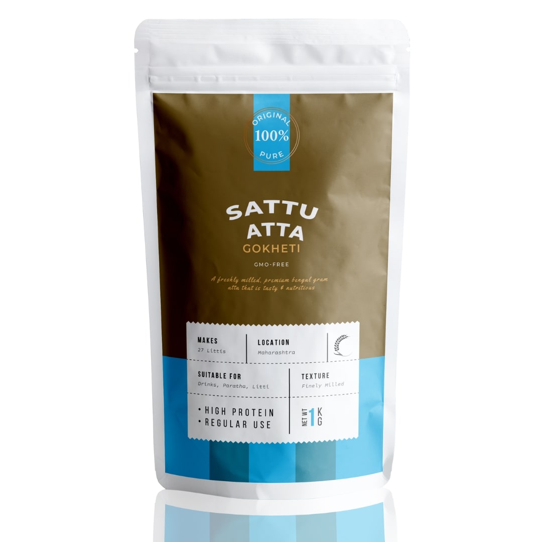 buy organic sattu atta online gokheti