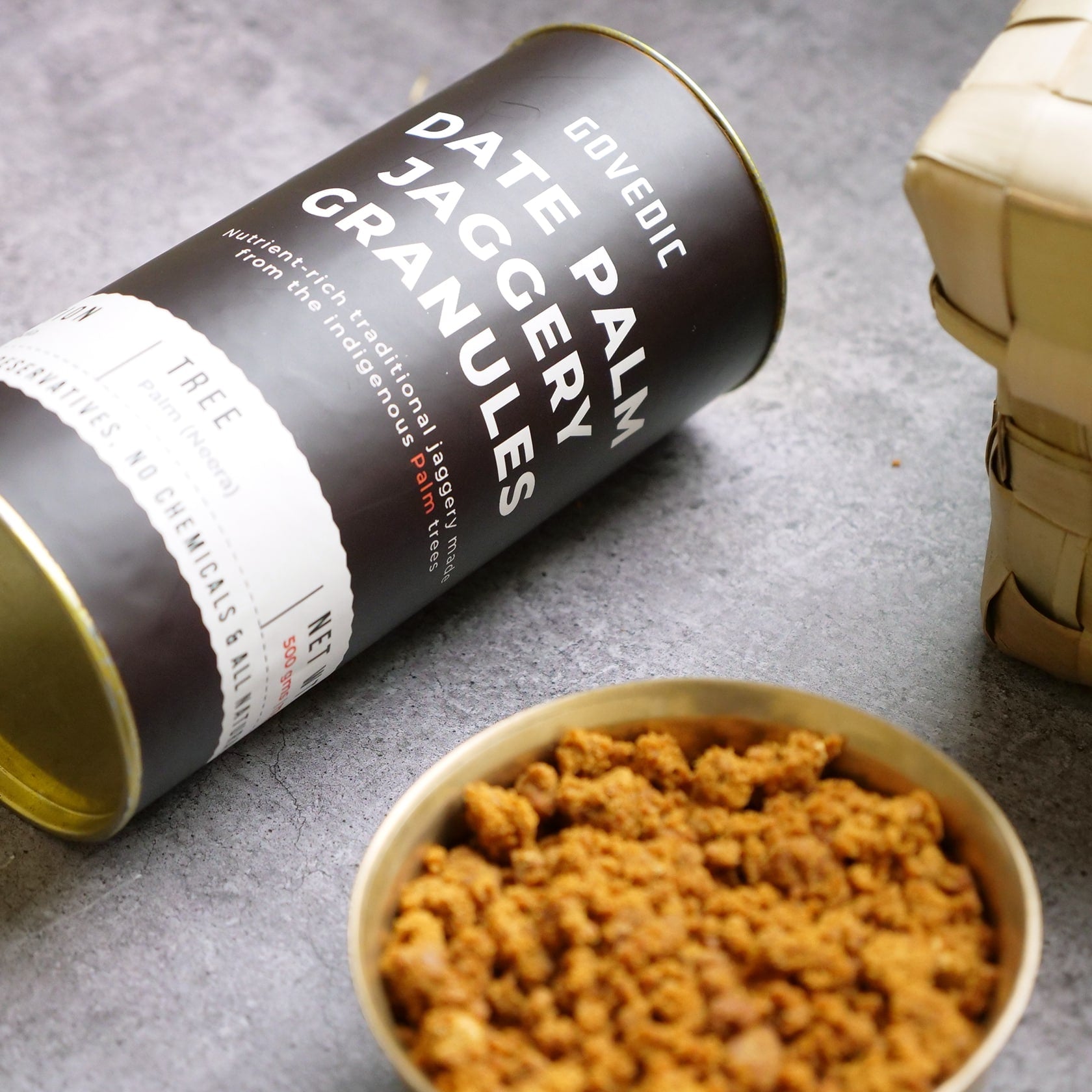 buy govedic date palm organic jaggery granules onll