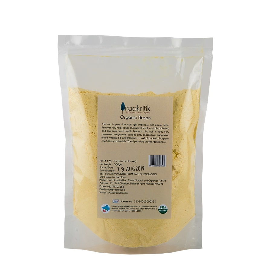 Organic Besan Atta 500 gms