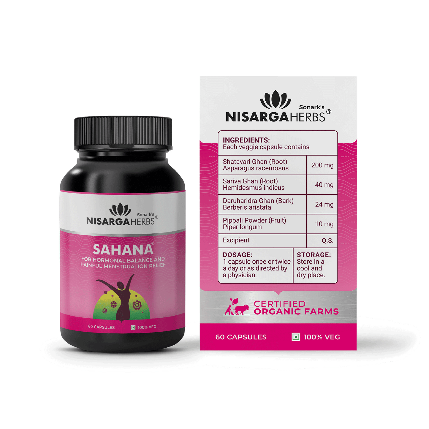 Sahana - Ayurvedic supplement for menstrual support and hormonal balance