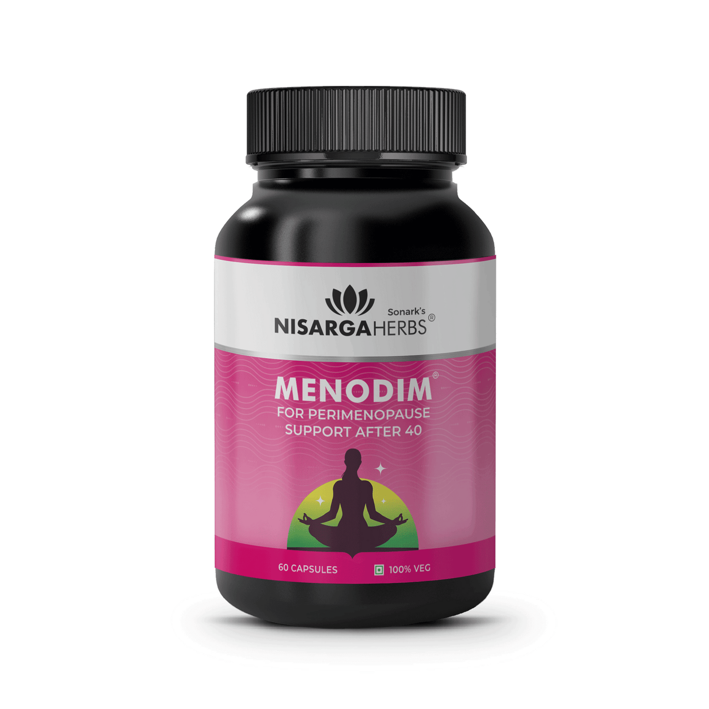 Menodim - Ayurvedic vitality capsules for reducing menopausal symptoms and hot flashes