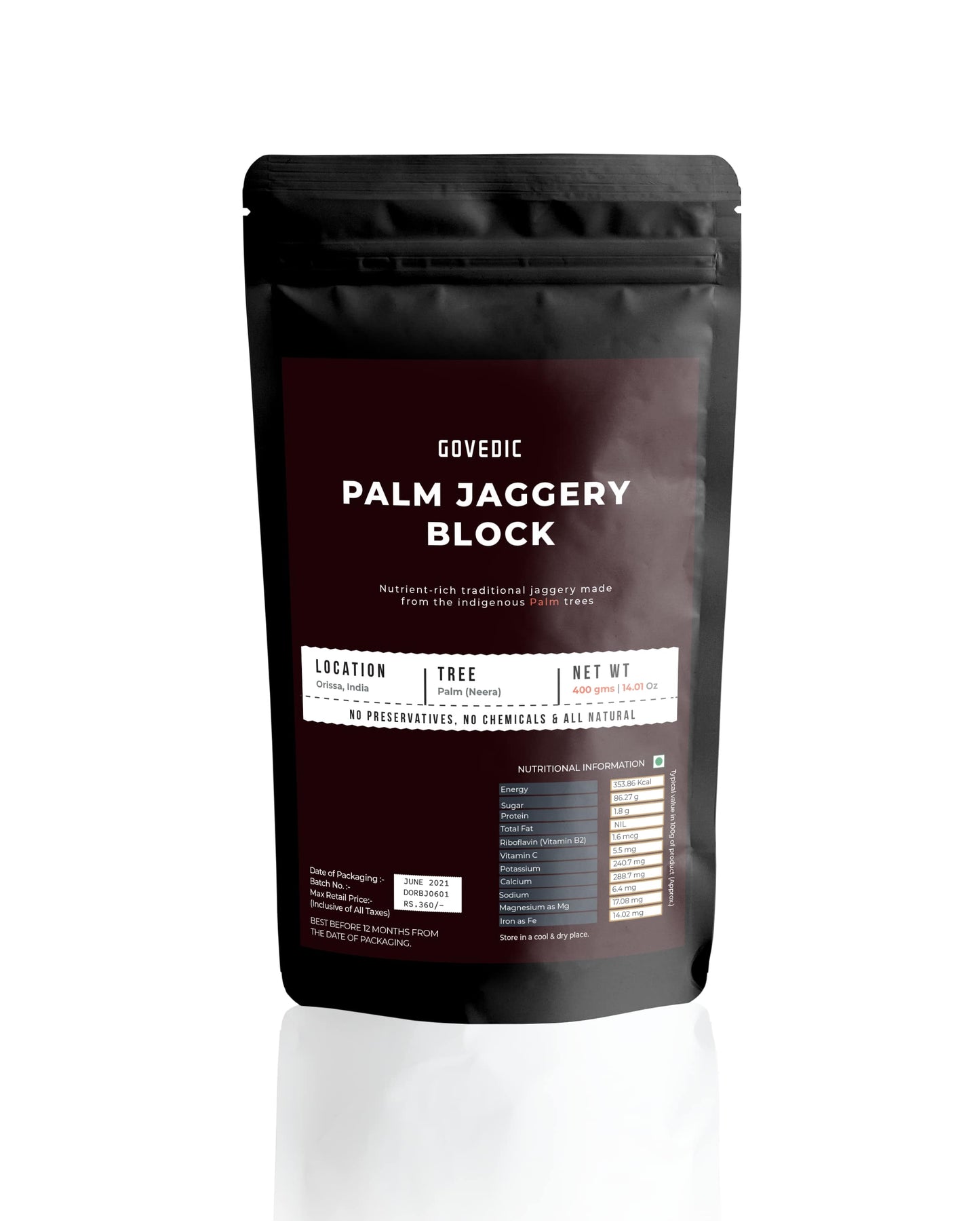 Govedic Palm Jaggery Block