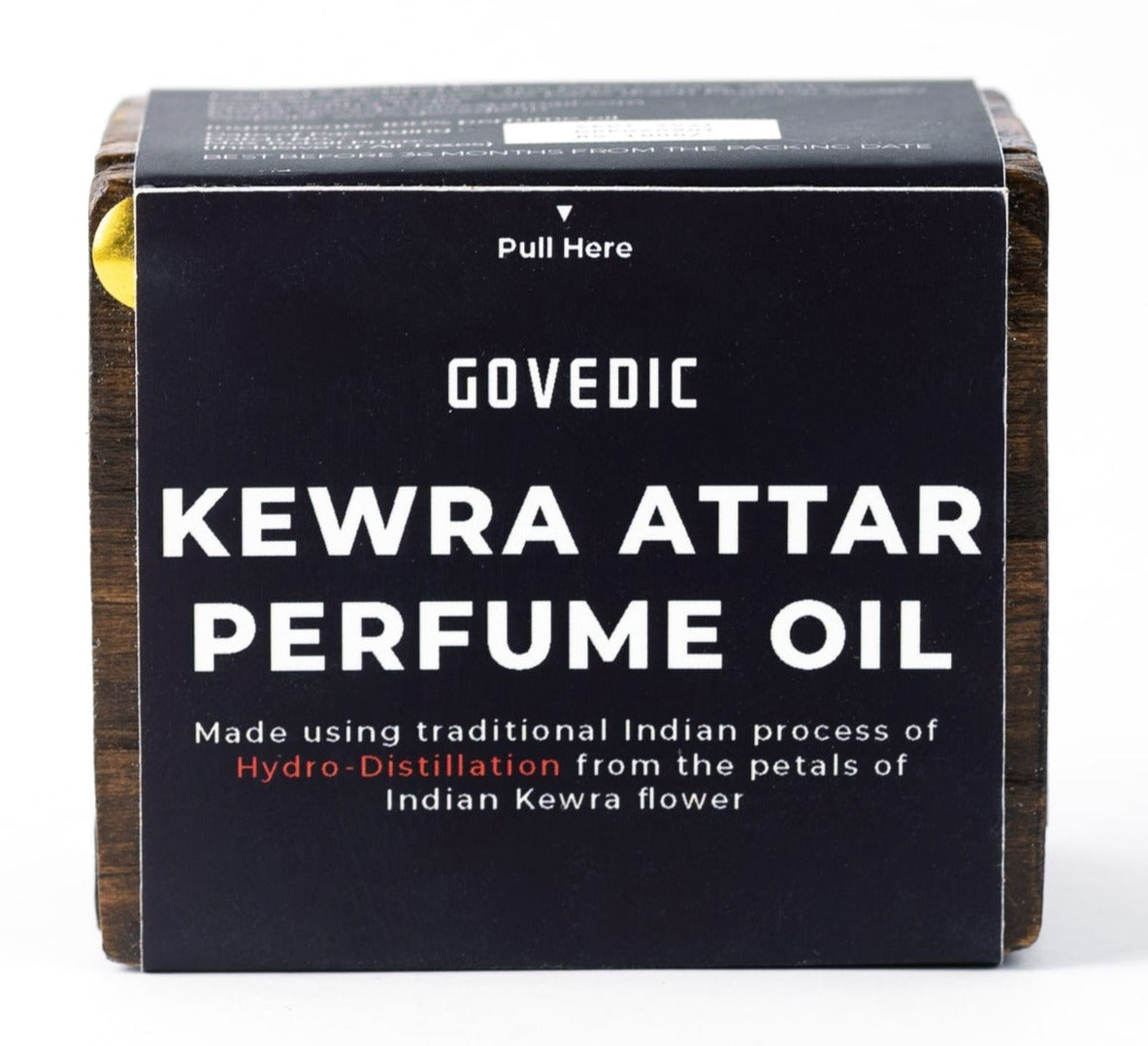 Govedic Kewra Attar Pandamus Perfume Oil Bodhishop.in