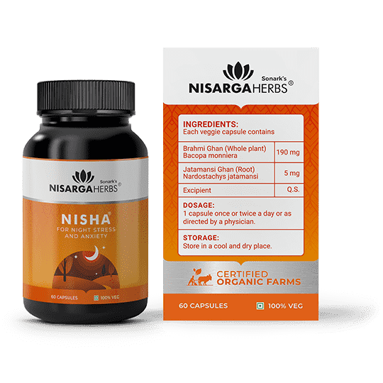 Nisha - Ayurvedic capsules to improve sleep and promote a calm mind