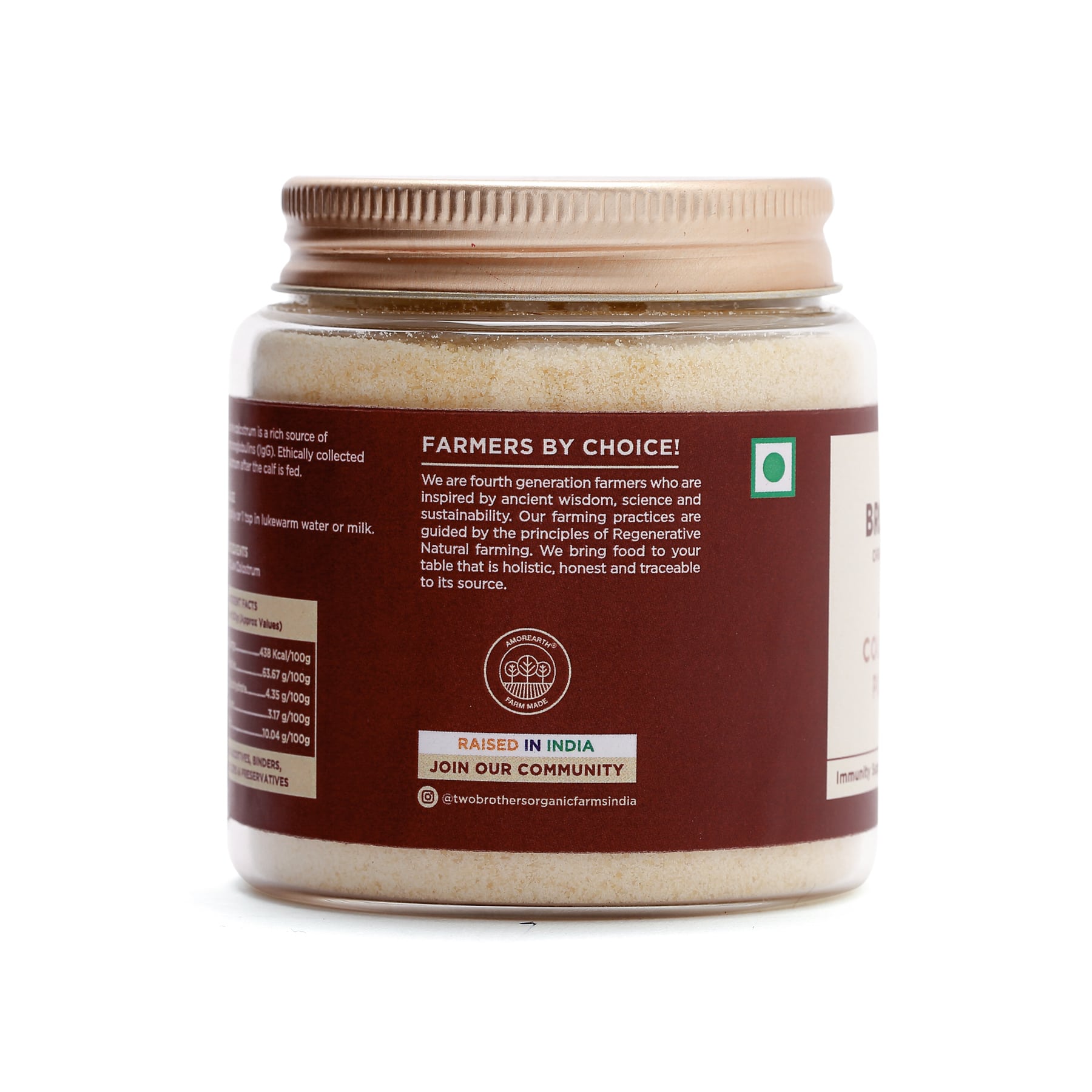 buy Two Brothers Amorearth Desi Gir Cow Colostrum powder online