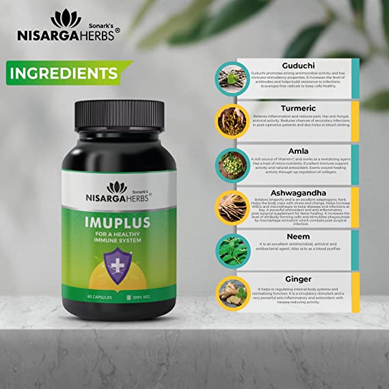 Imuplus - Improves immunity naturally and promotes healing after surgeries