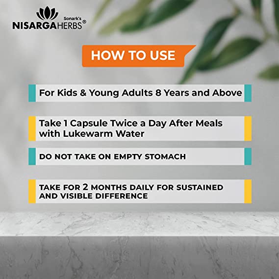 Nurosmart Capsule - Ayurvedic brain supplement for strengthening memory, focus & attention