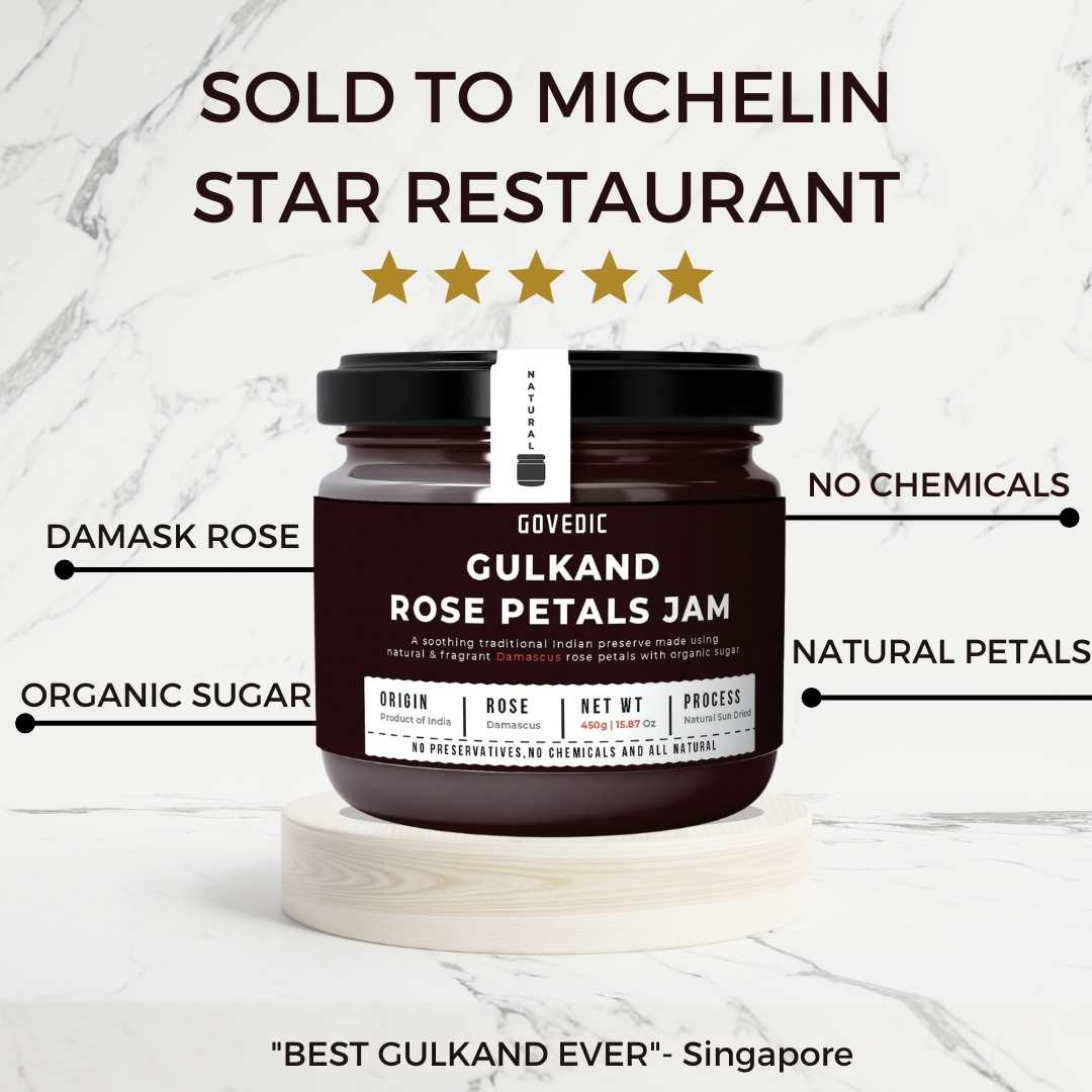 Govedic Organic Gulkand : Made it to Michelin Star Restaurant