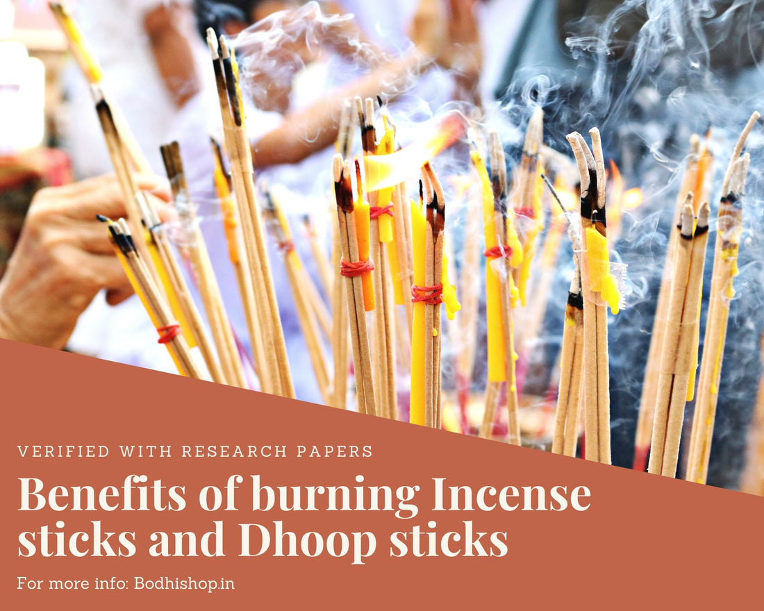 Benefits of burning agarbatti and dhoop sticks 