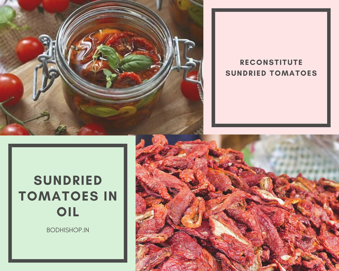 How to reconstitute dried tomatoes in oil at home?