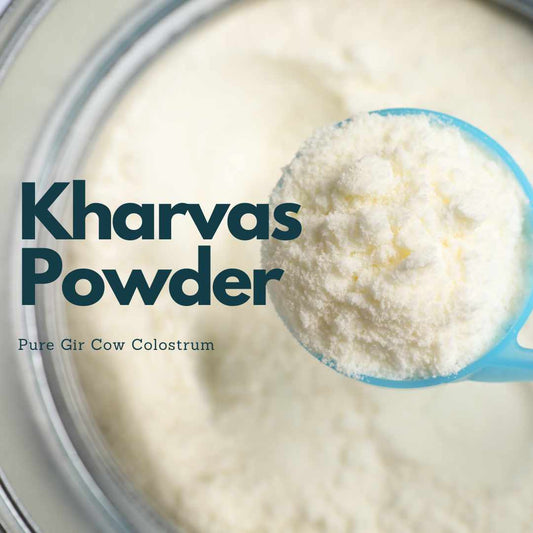 Kharvas Powder - Pure Gir Cow Colostrum Powder Online  