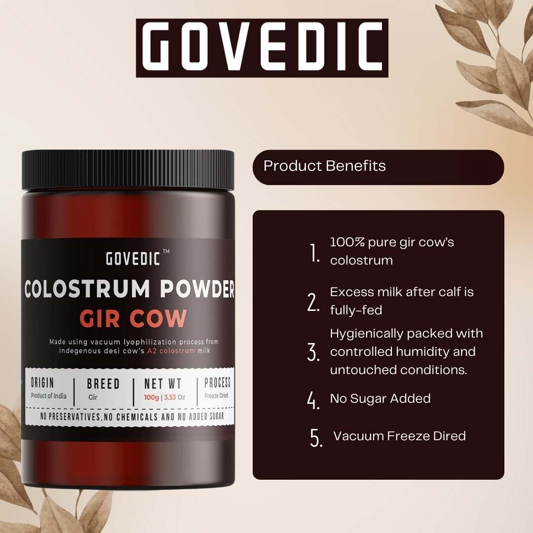 gir cow bovine colostrum powder
