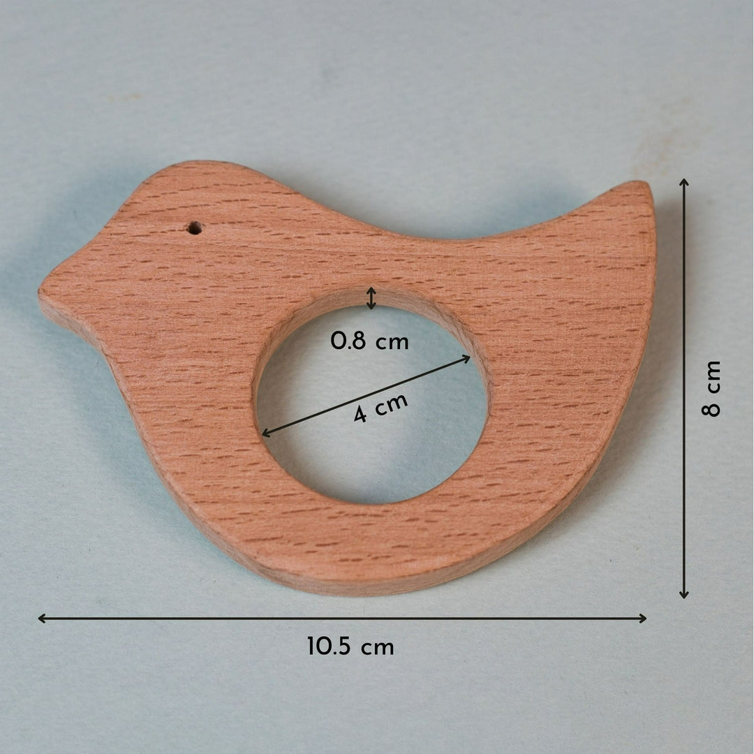 Bird teether & interlocking disc