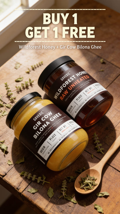 Govedic Ghee + Raw Honey Bundle