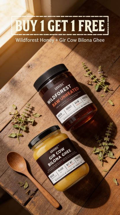 Govedic Ghee + Raw Honey Bundle