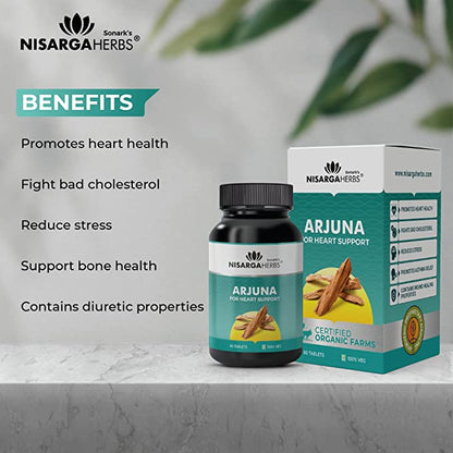 Arjuna Tablet - Good for heart, hypertension and reducing stress