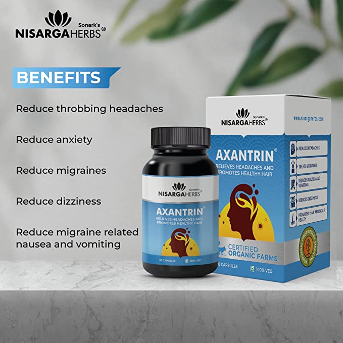 Axantrin - Ayurvedic supplement to relieve headaches and promote scalp and hair health