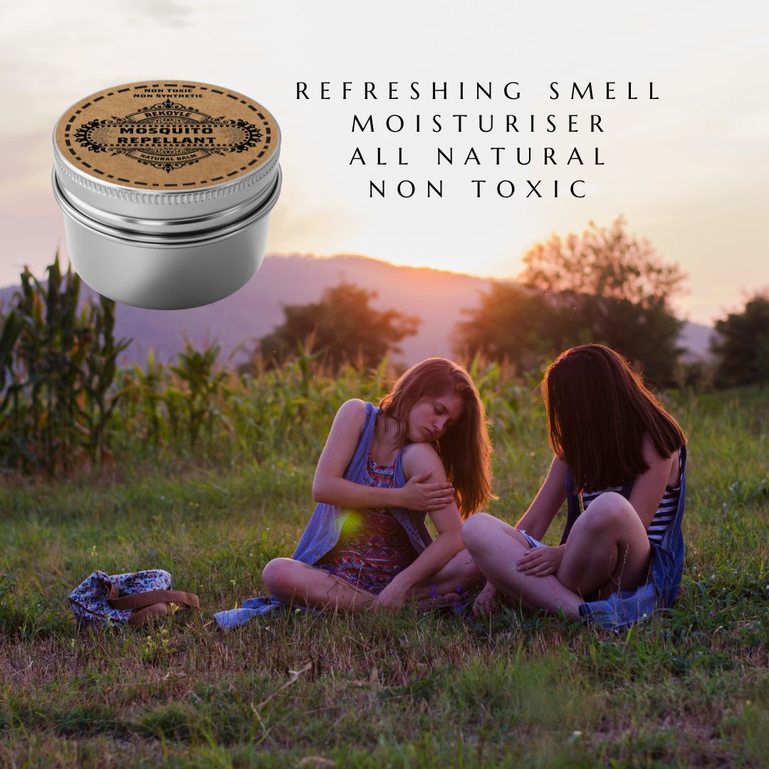 Rekoyle Bug Balm Mosquito Repellant | All Natural | Round Tin Box