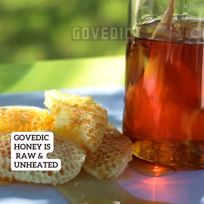 buy pure govedic raw unheated unpasteurized honey online nmr tested