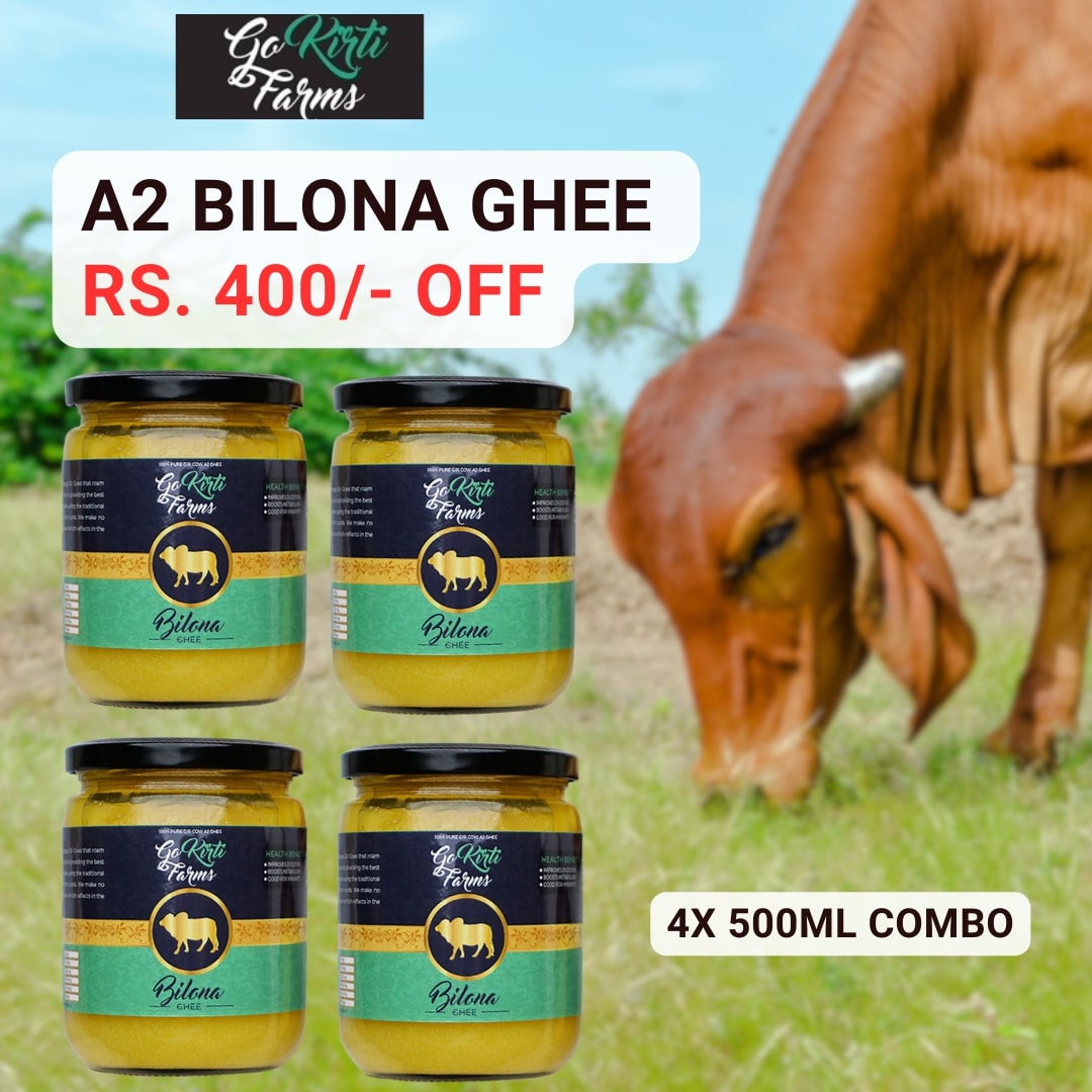 A2 Gir Cow Bilona Ghee - Gokirti Farms