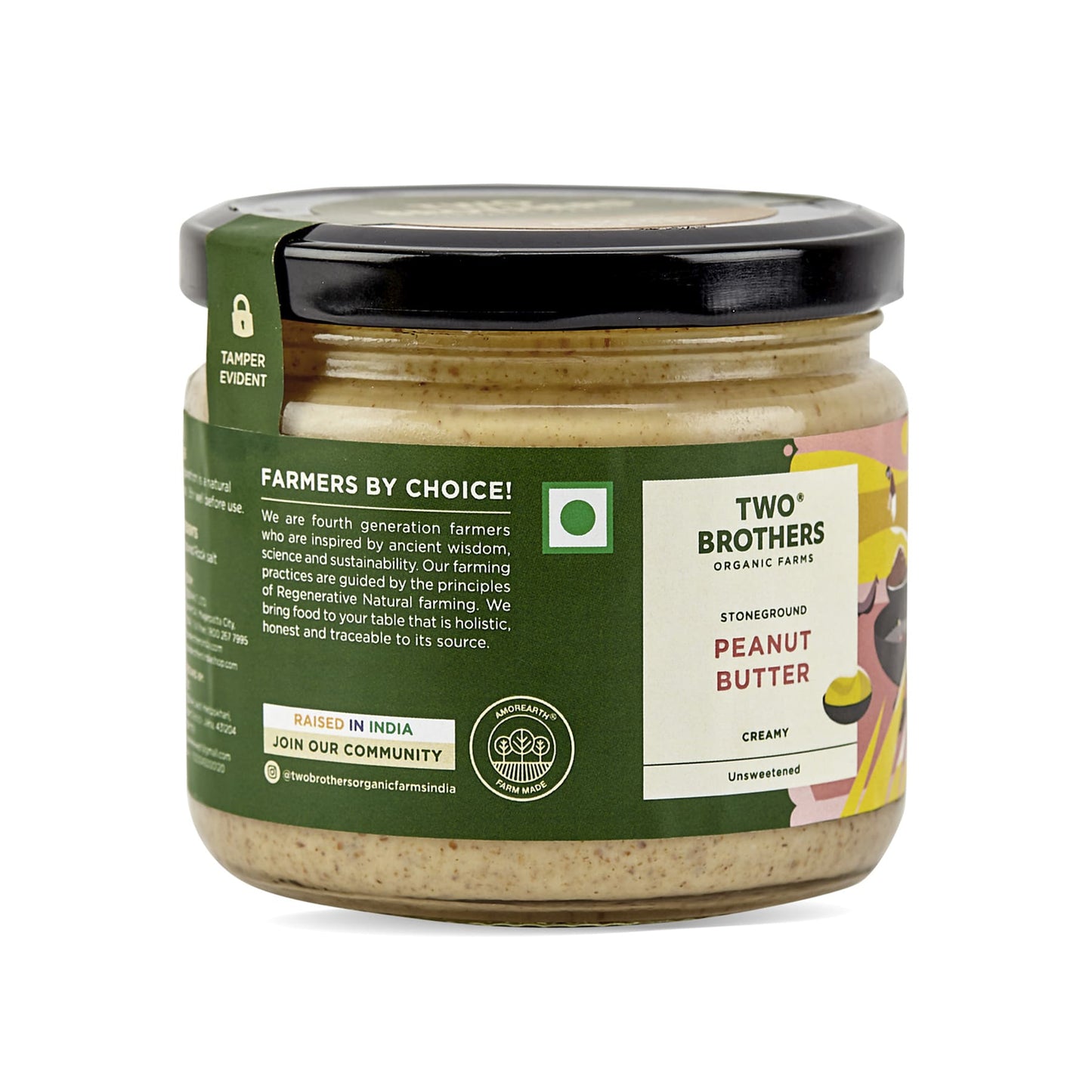 Buy Two Brothers AMOREARTH Plain Peanut Butter unsweetened online