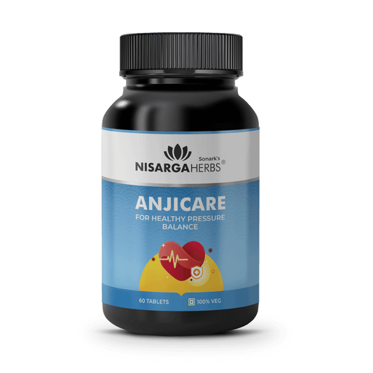 Anjicare -  Ayurvedic tablets designed to regulate and maintain healthy blood pressure levels naturally