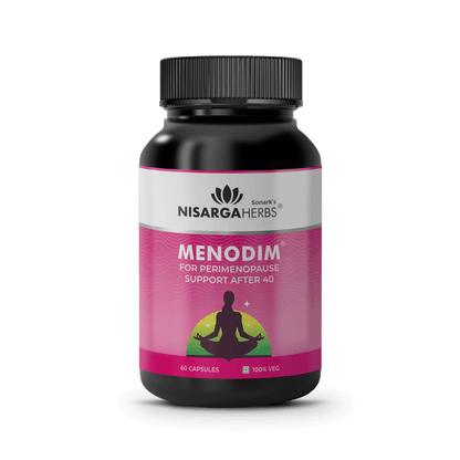 Menodim - Ayurvedic vitality capsules for reducing menopausal symptoms and hot flashes