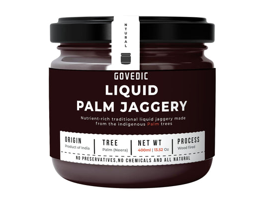 Govedic Liquid Date Palm Jaggery | Nolen Gur