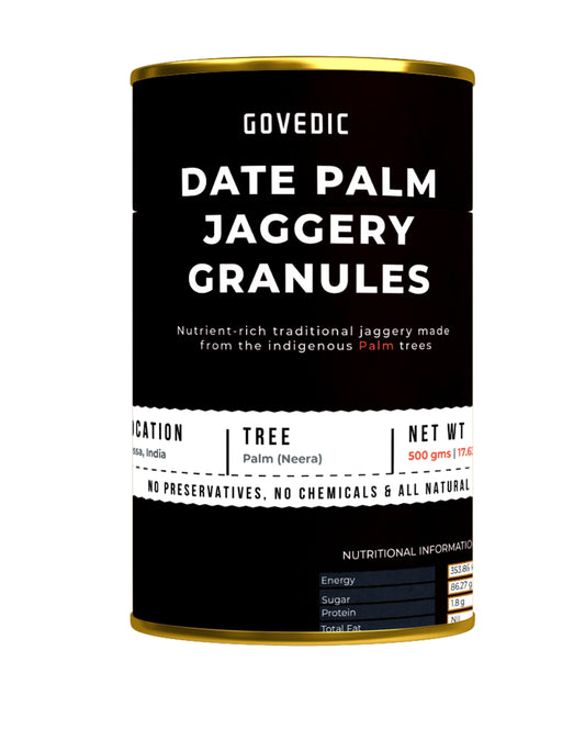 buy govedic date palm organic jaggery granules onll