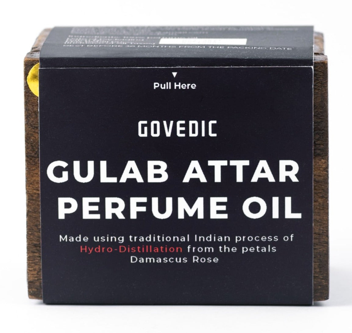 buy govedic damask rose gulab 100% pure attar perfume online