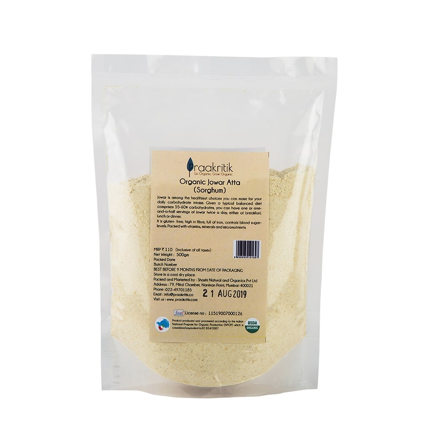 Organic Jowar Atta 500 gms