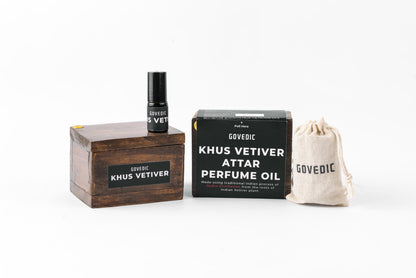 Govedic Khus Attar | Vetiver Tranquility Perfume Oil