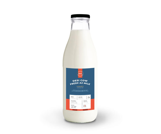 Gir Cow Milk Subscription Deposit R̶s̶.̶1̶5̶0̶/̶-̶ Rs.125/- Per Litre