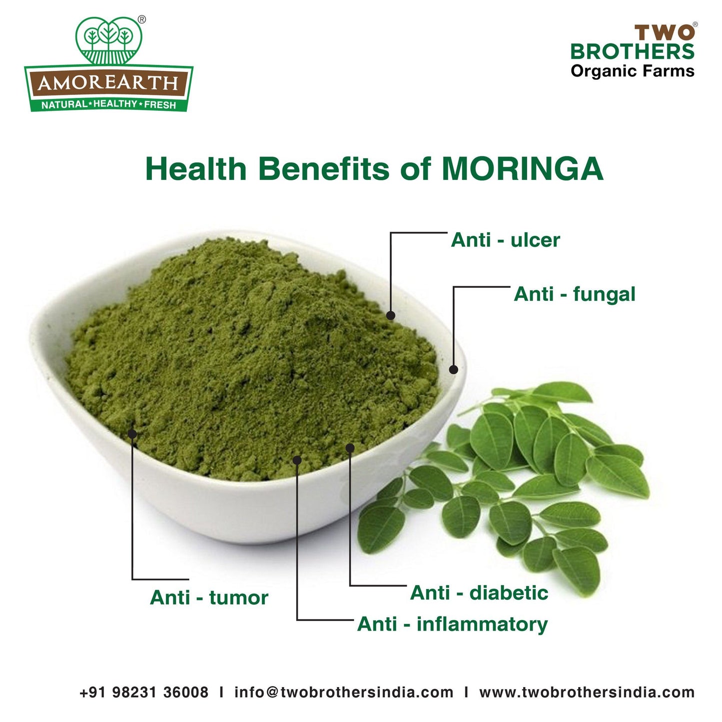 buy Two Brothers Moringa Powder online