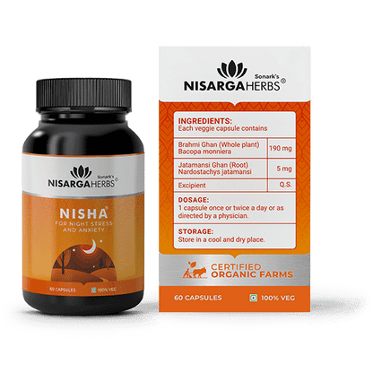 Nisha - Ayurvedic capsules to improve sleep and promote a calm mind