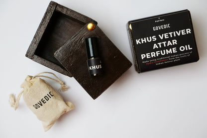 buy govedic khus vetiver attar perfume 100% pure online
