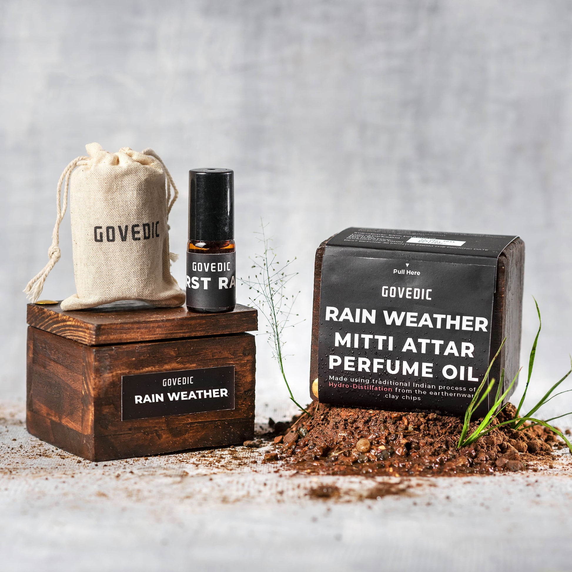 Buy Govedic Rain Weather Attar Mitti Petrichor Perfume Oil