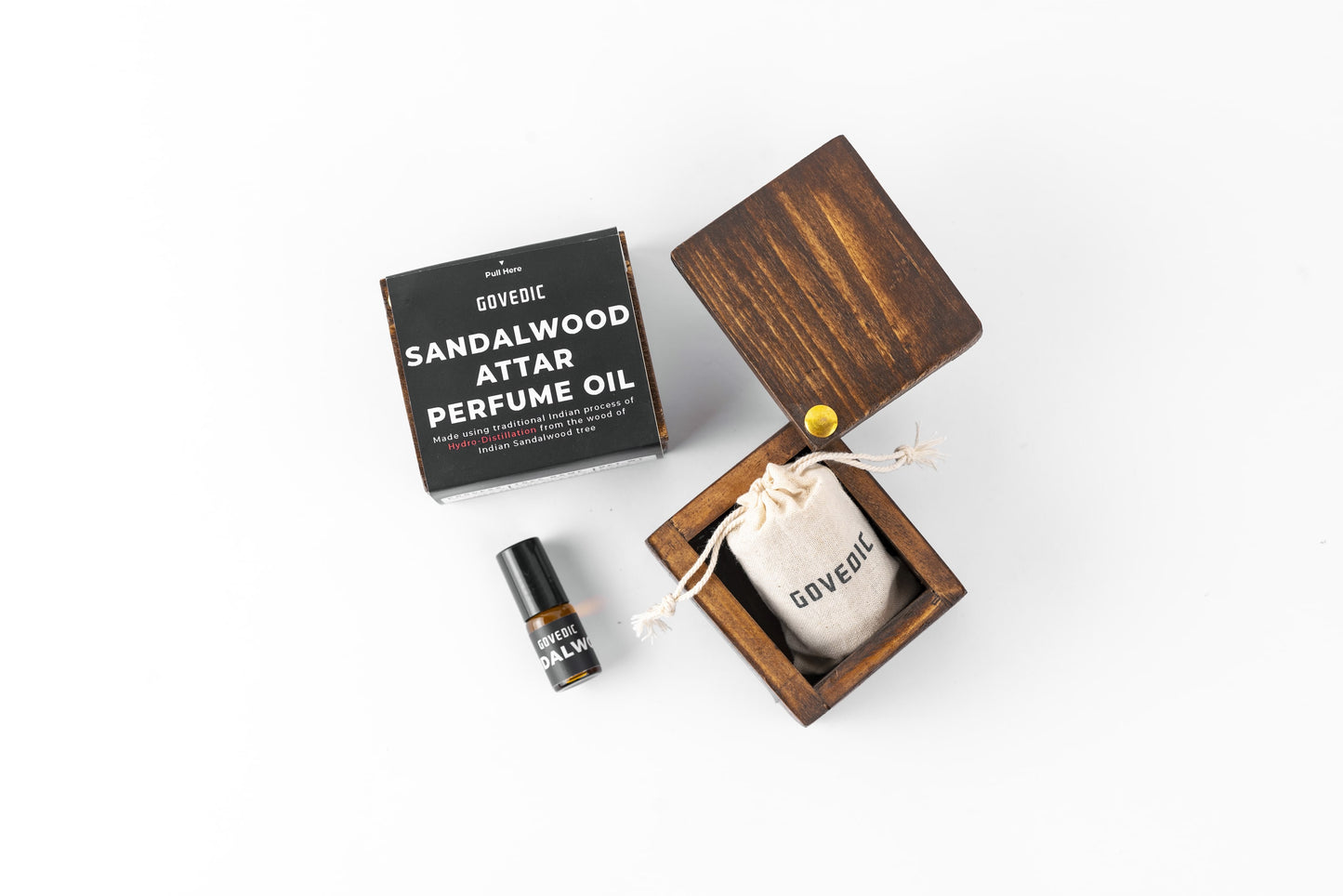 buy Govedic Sandalwood Attar | Chandan Perfume Oil 100% pure online