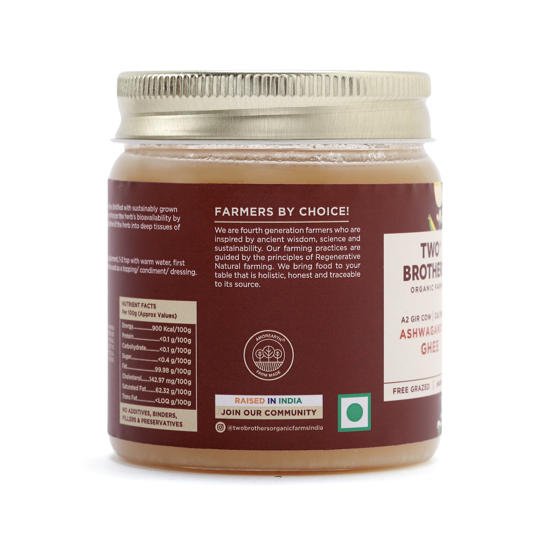 Buy Two Brothers Amorearth A2 Cultured Ashwagandha Ghee Online