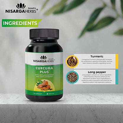 Curcuma Plus - Natural anti-inflammatory to improve immunity