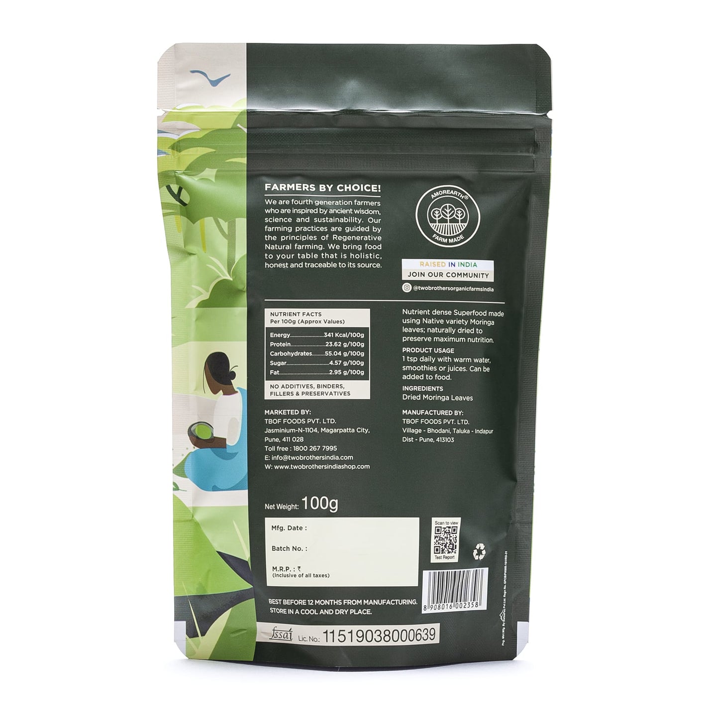 buy Two Brothers Moringa Powder online