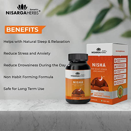 Nisha - Ayurvedic capsules to improve sleep and promote a calm mind