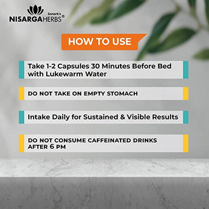 Nisha - Ayurvedic capsules to improve sleep and promote a calm mind