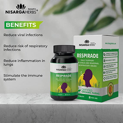 Respirade - Ayurvedic supplement for a healthy respiratory system and boosting immunity