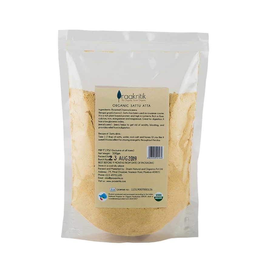 Organic Sattu Atta 500 gms